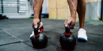 Kettleball presses